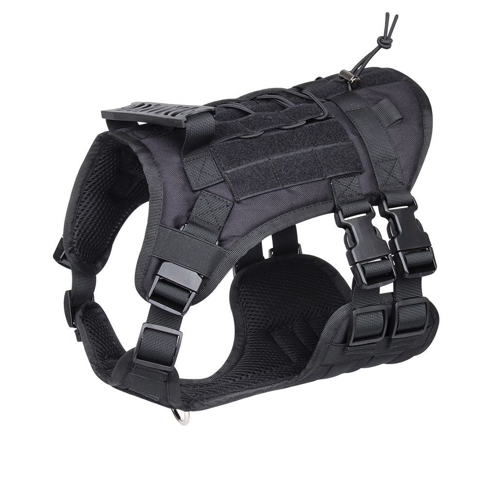 Tactical Dog Harness For Small Medium Large Dog; Dog Harness Vest With Soft Padded And D - Ring Collar - Dog Time Outlet