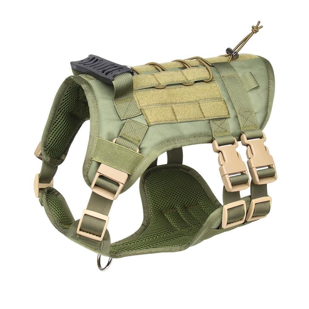 Tactical Dog Harness For Small Medium Large Dog; Dog Harness Vest With Soft Padded And D - Ring Collar - Dog Time Outlet