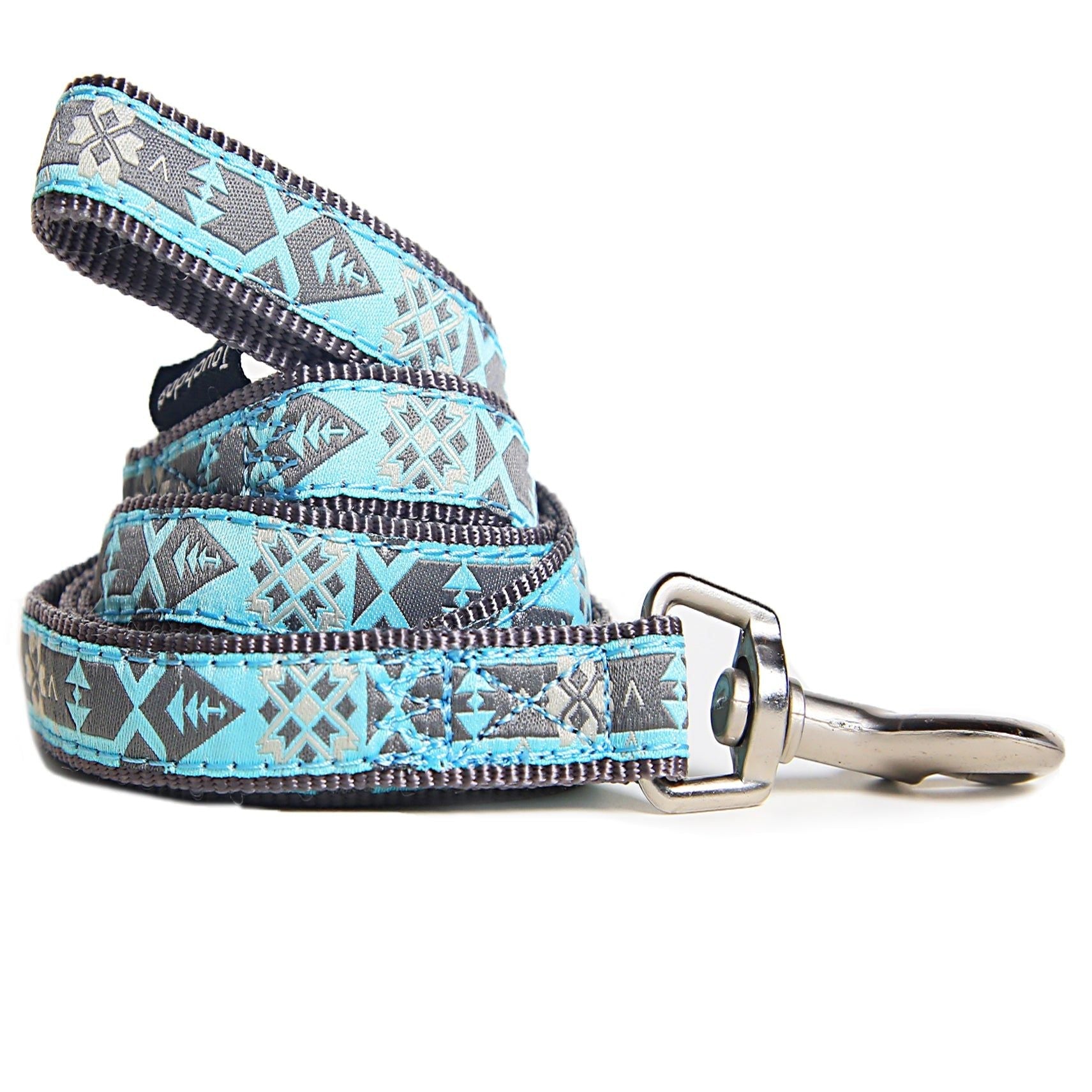Touchdog 'Shape Patterned' Tough Stitched Embroidered Collar and Leash - Dog Time Outlet
