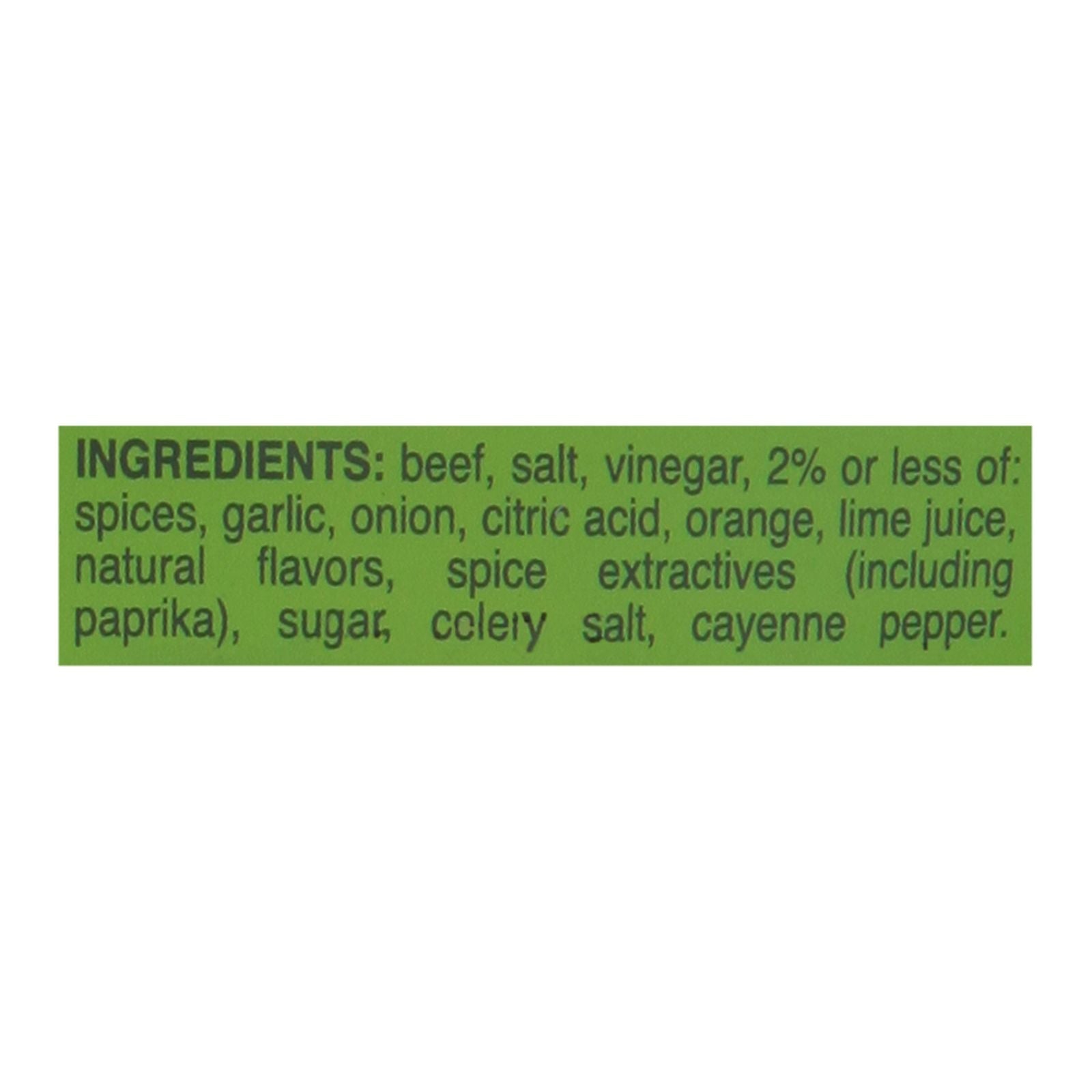 Vacadillos - Carne Seca Chile Lime - Case Of 8 - 2 Oz - Dog Time Outlet