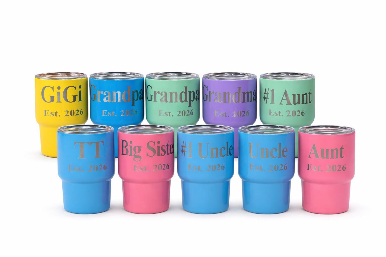Wedding, Party Mini Tumblers: 3oz - Dog Time Outlet